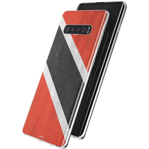 Trinidad and Tobagao Flag Distressed Galaxy S10 Skin